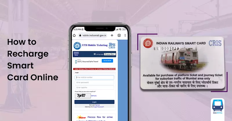 How to Recharge indian railway Card Online