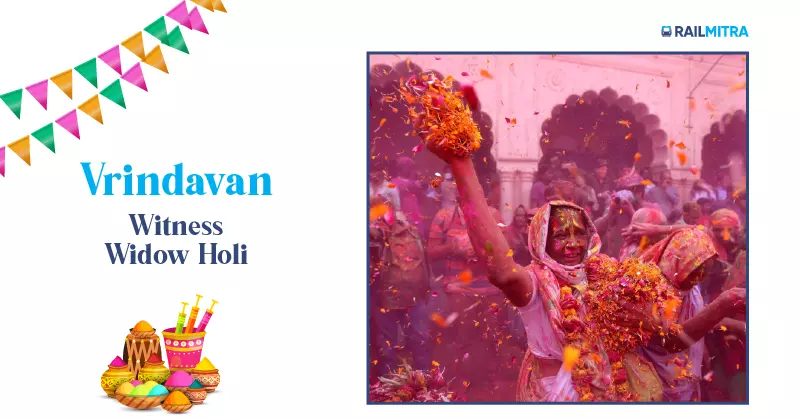 Vrindavan, Witness Widow Holi