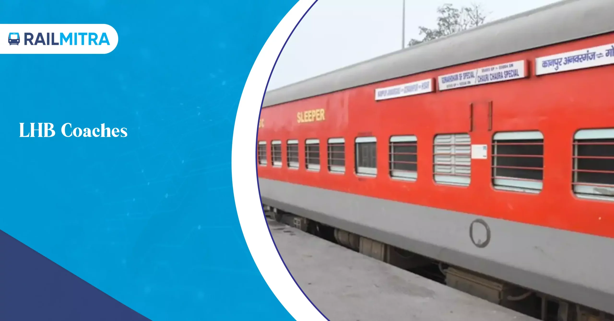 Smart technology enabelled LHB Coaches in Train