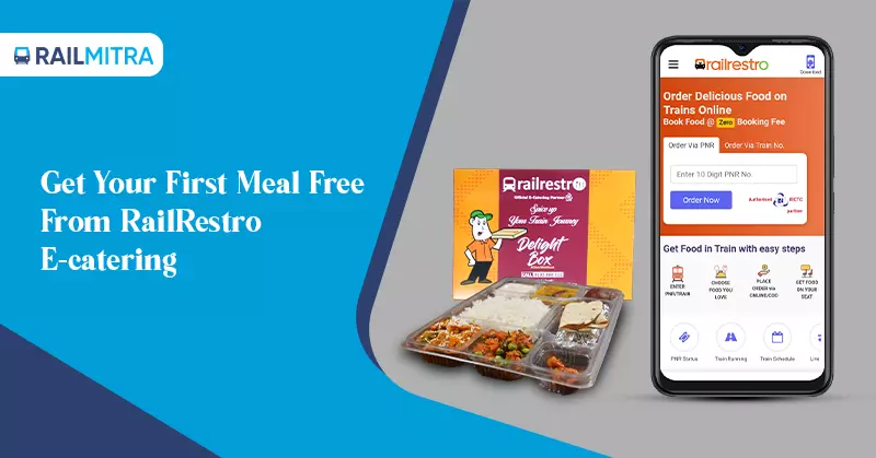 Get Your First Meal Free From RailRestro E-catering