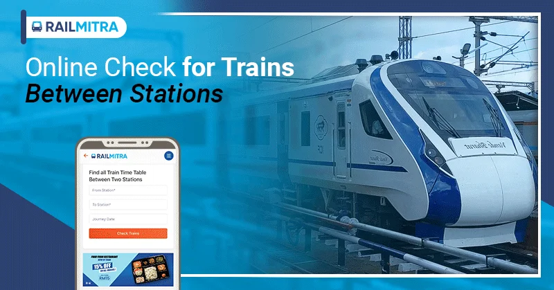Online Check for Trains between Stations