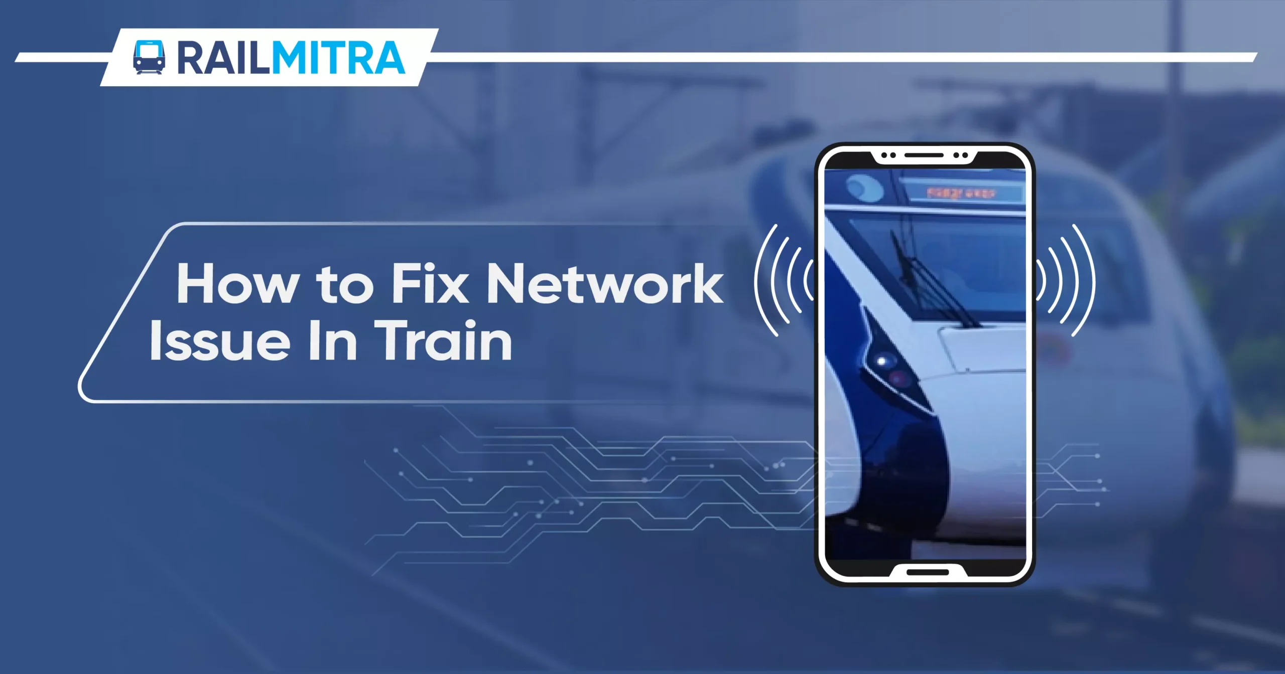 How to Fix Network Issue In Train RailMitra
