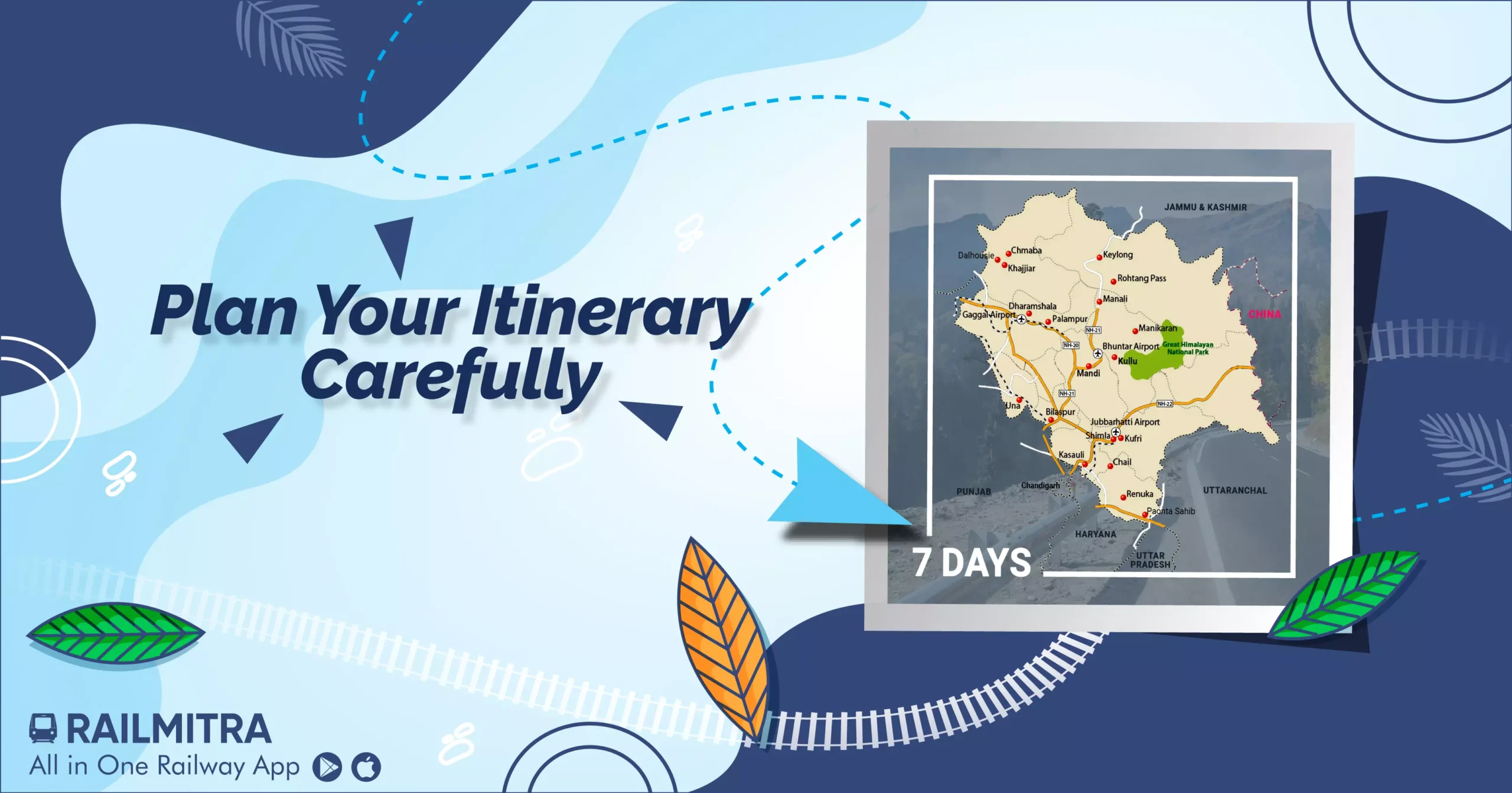 Plan Your Itinerary Carefully RailMitra.wepb