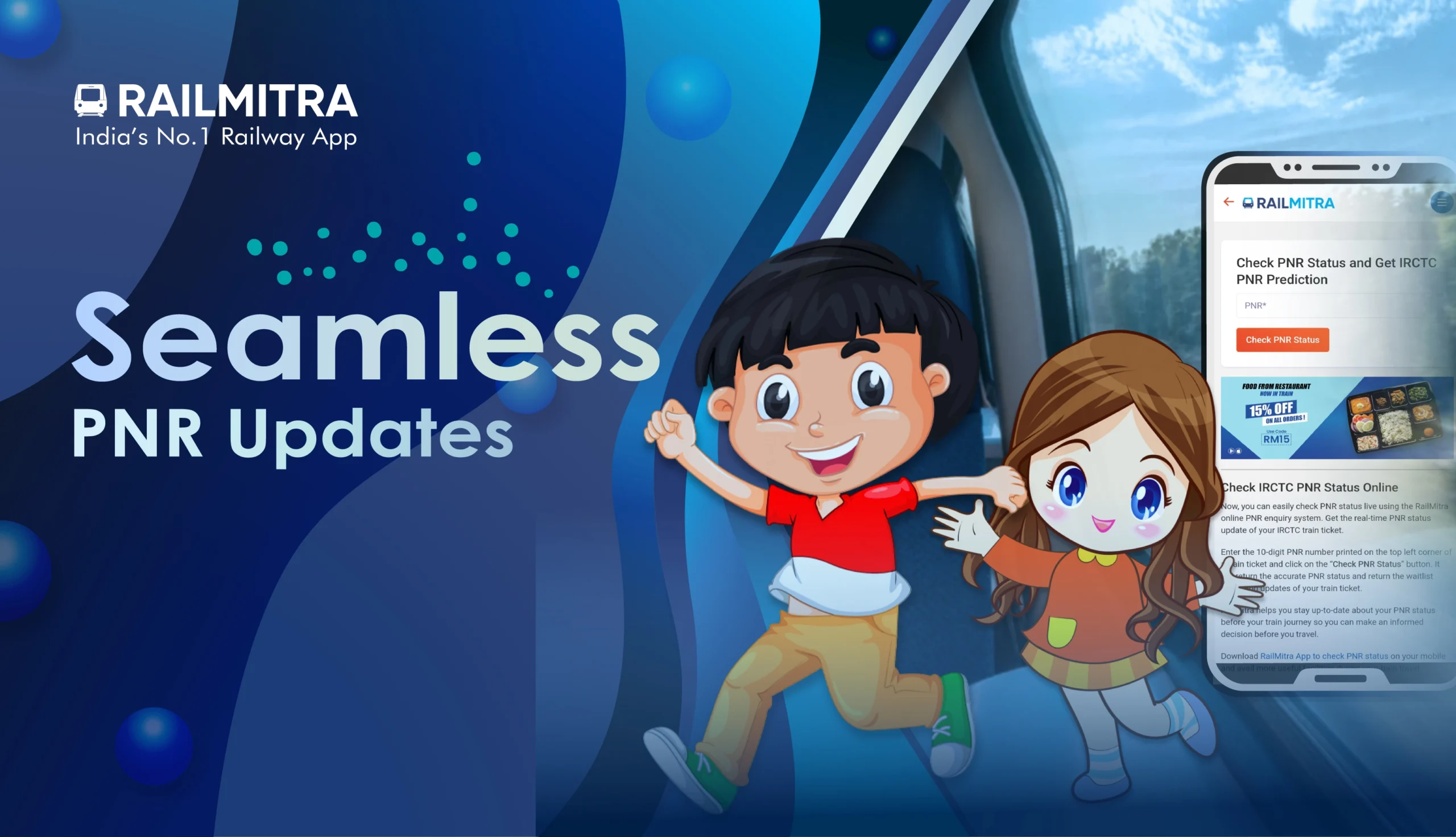 Seamless PNR Updates RailMitra
