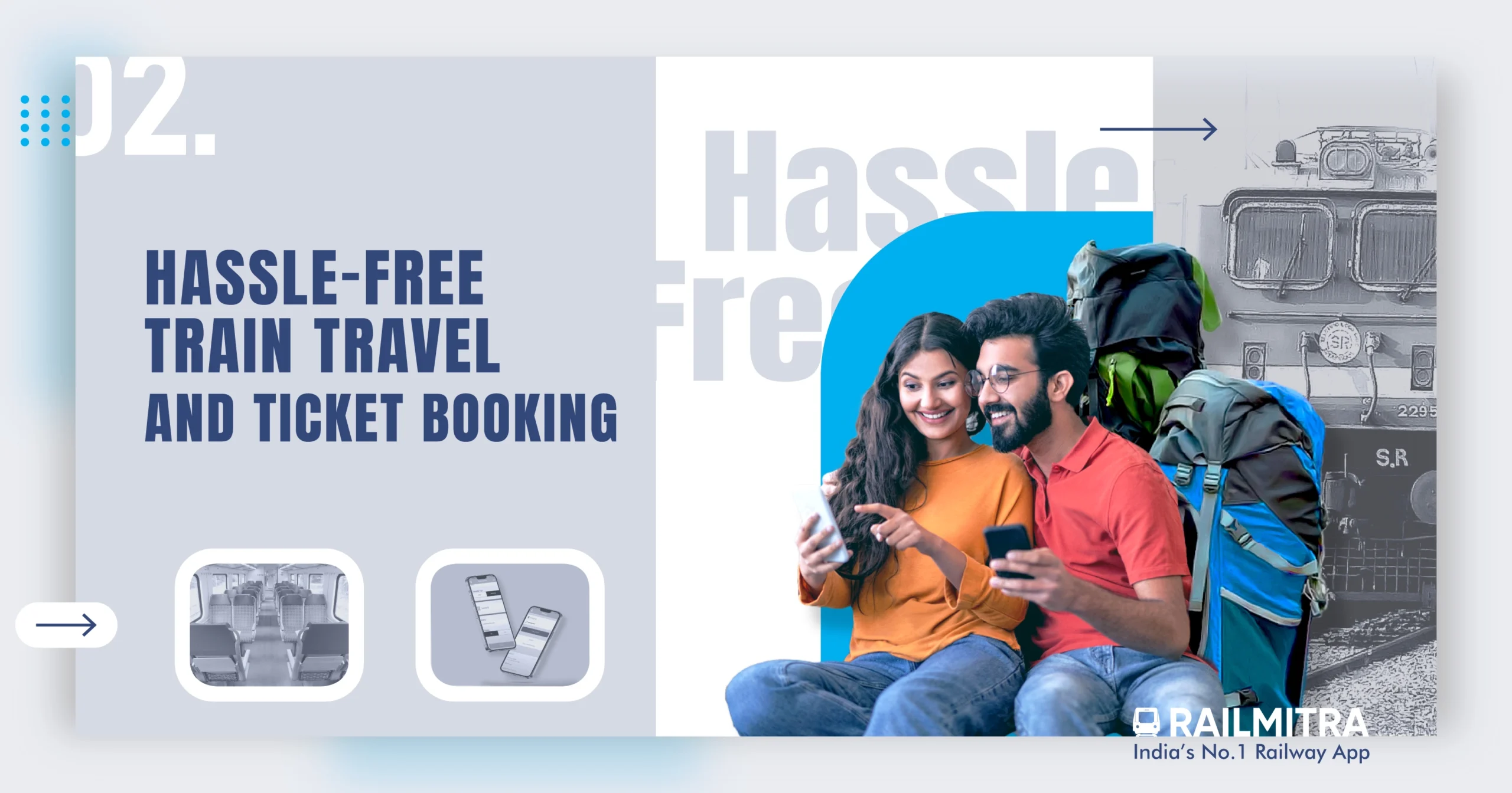 Hassle-Free Train Travel and Ticket Booking RailMitra