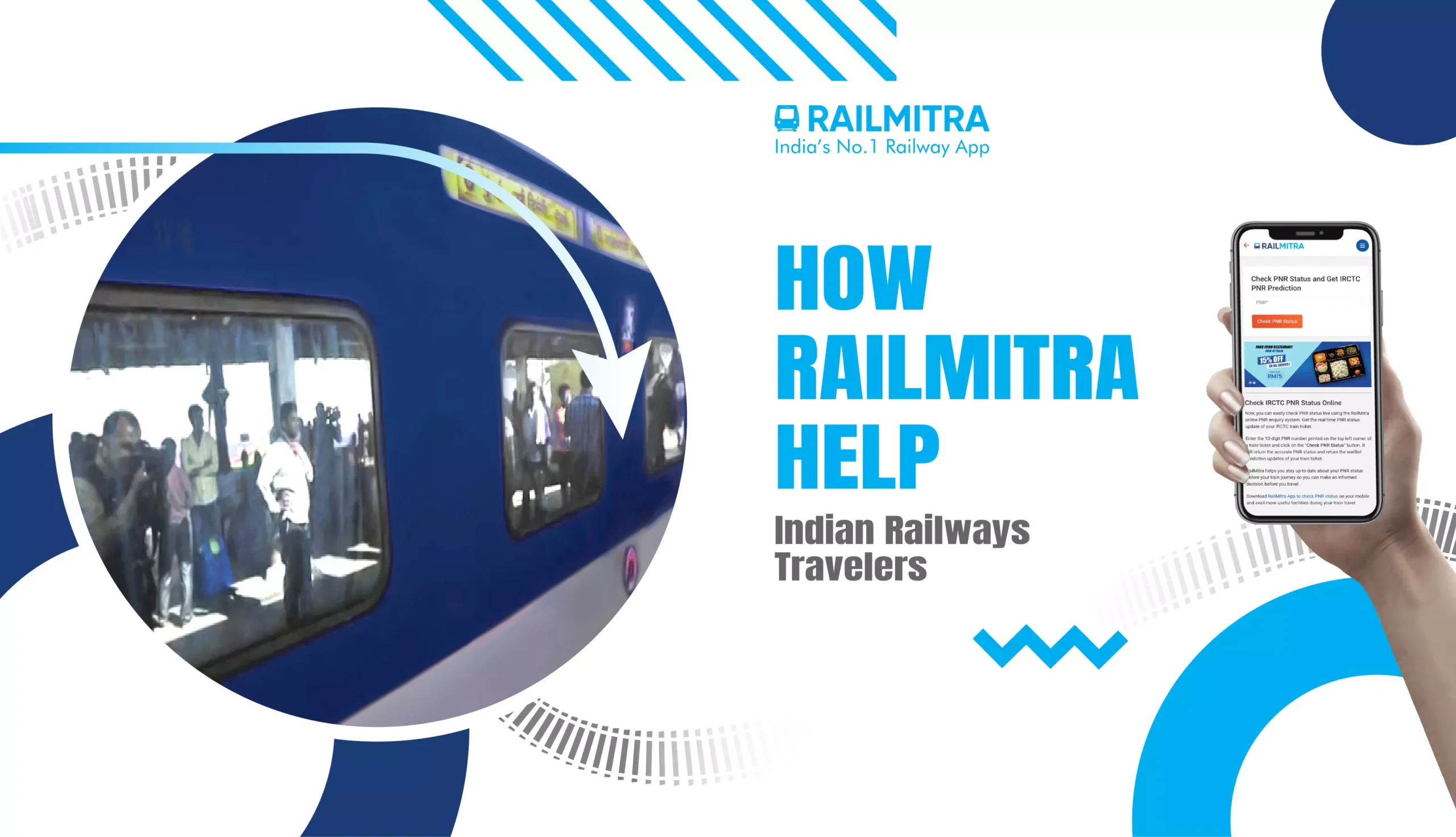 How RailMitra help Indian Railways Travelers RailMitra