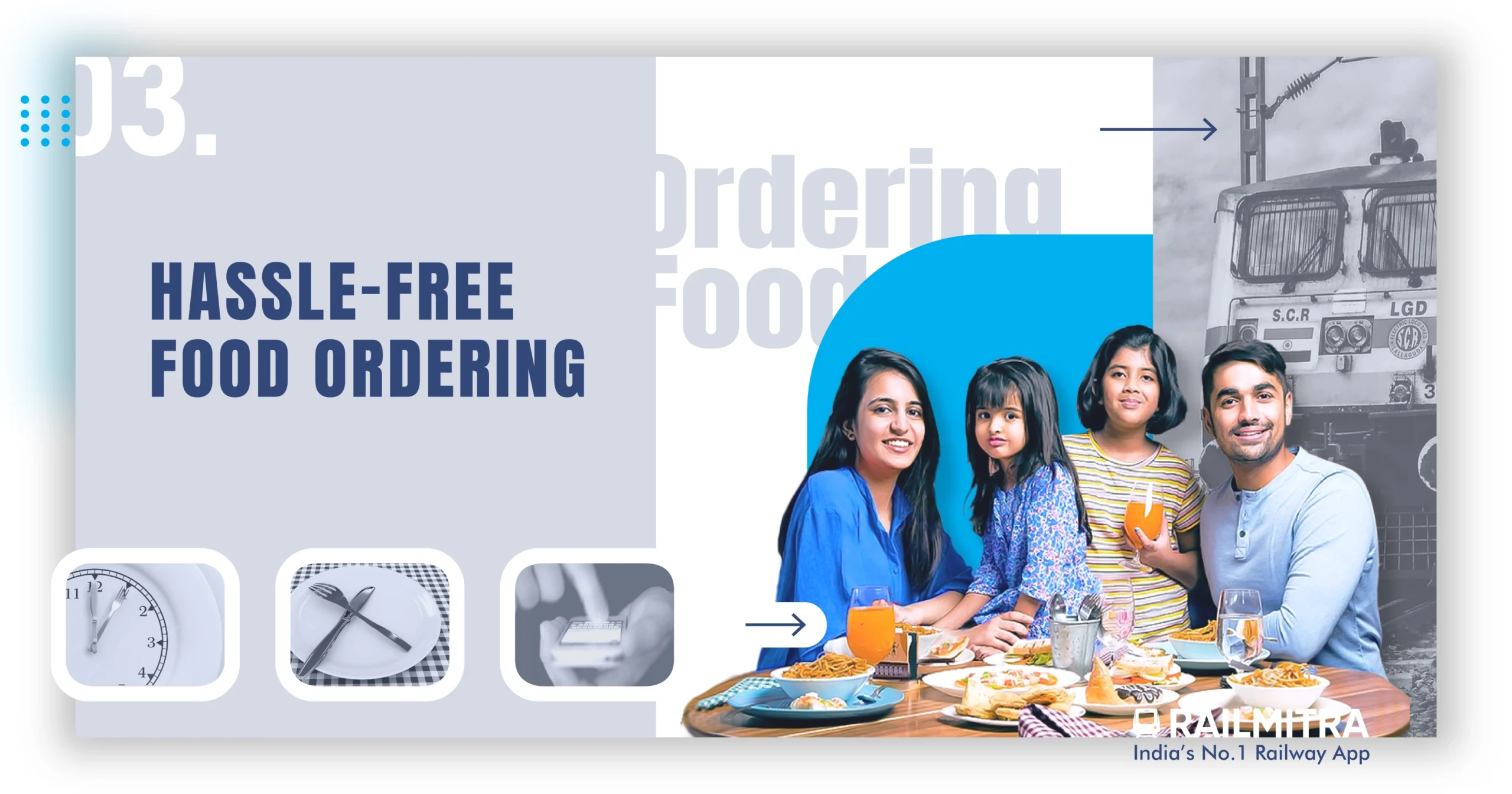 Stress-Free Food Ordering RailMitra