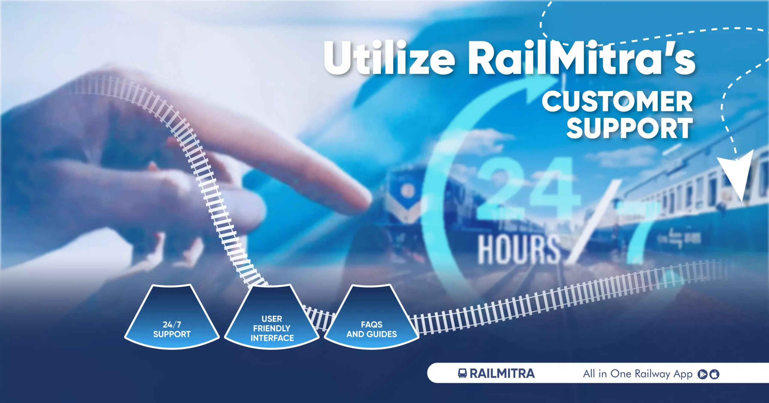 Utilize RailMitra’s Customer Support RailMitra