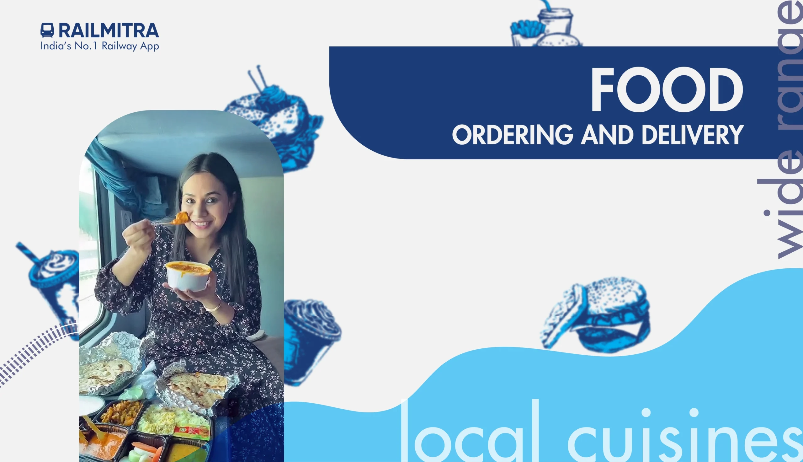 Food Ordering and Delivery RailMitra