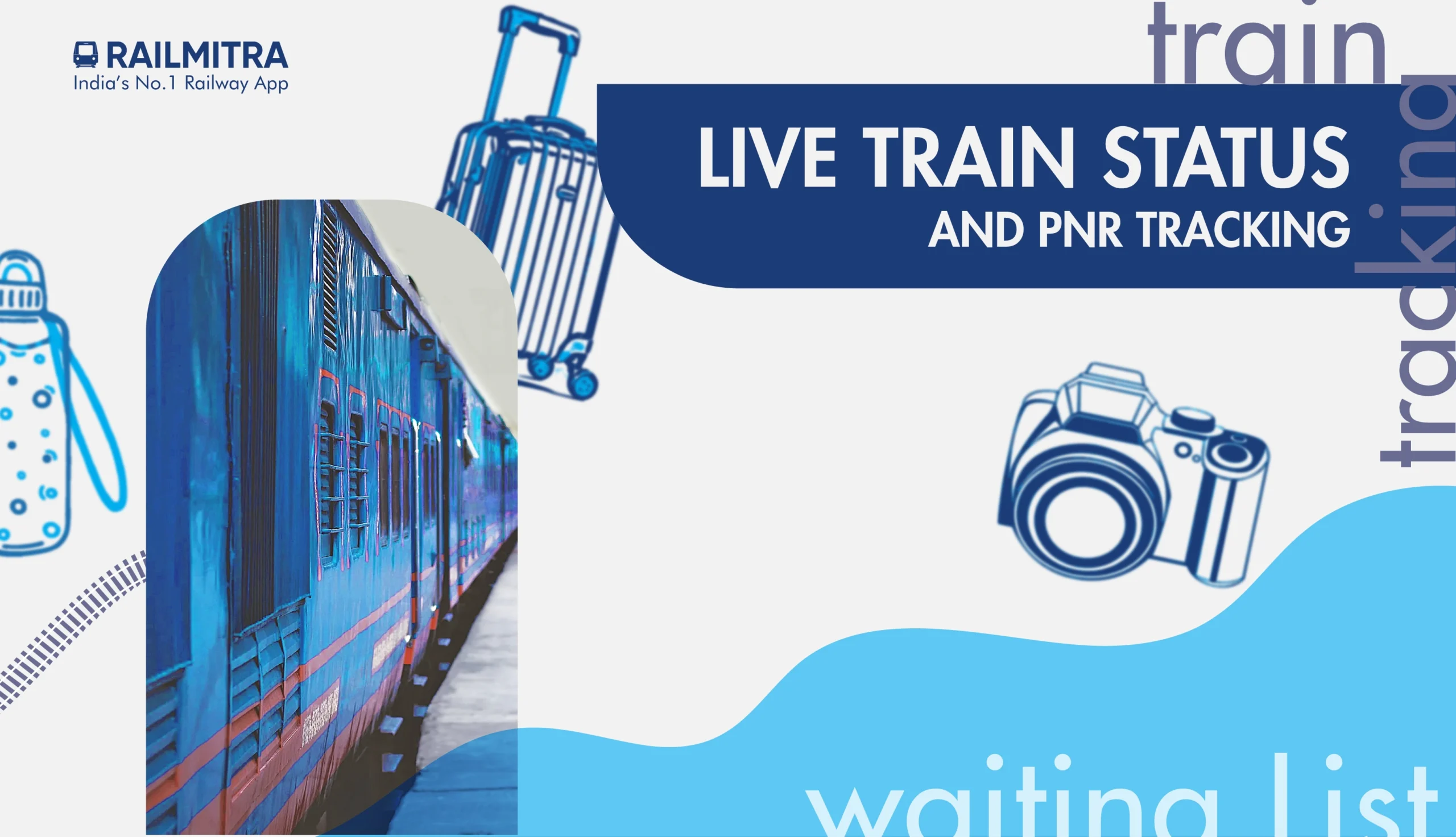 Live Train Status and PNR Tracking RailMitra