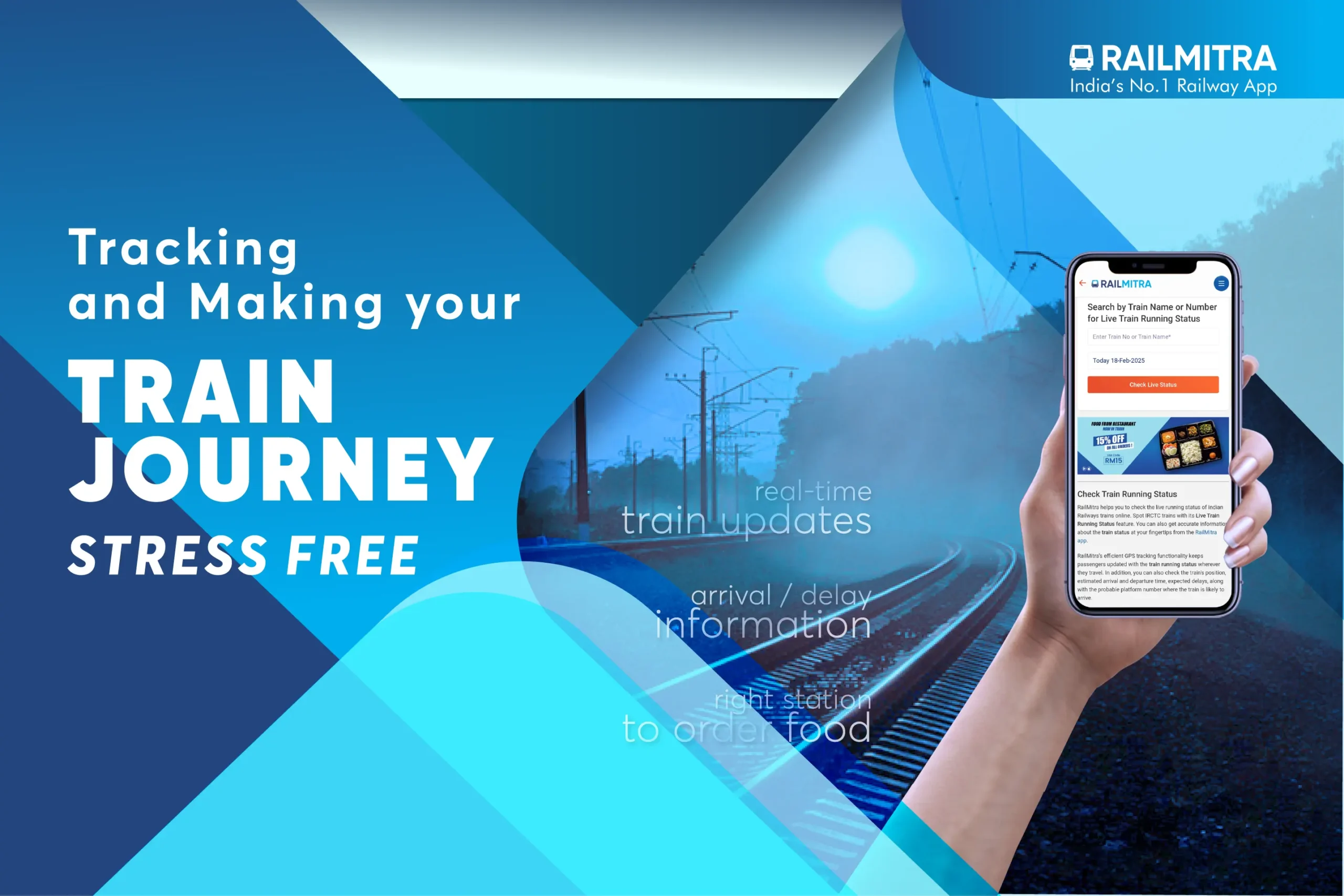 Tracking and Making your Train Journey Stress Free RailMitra