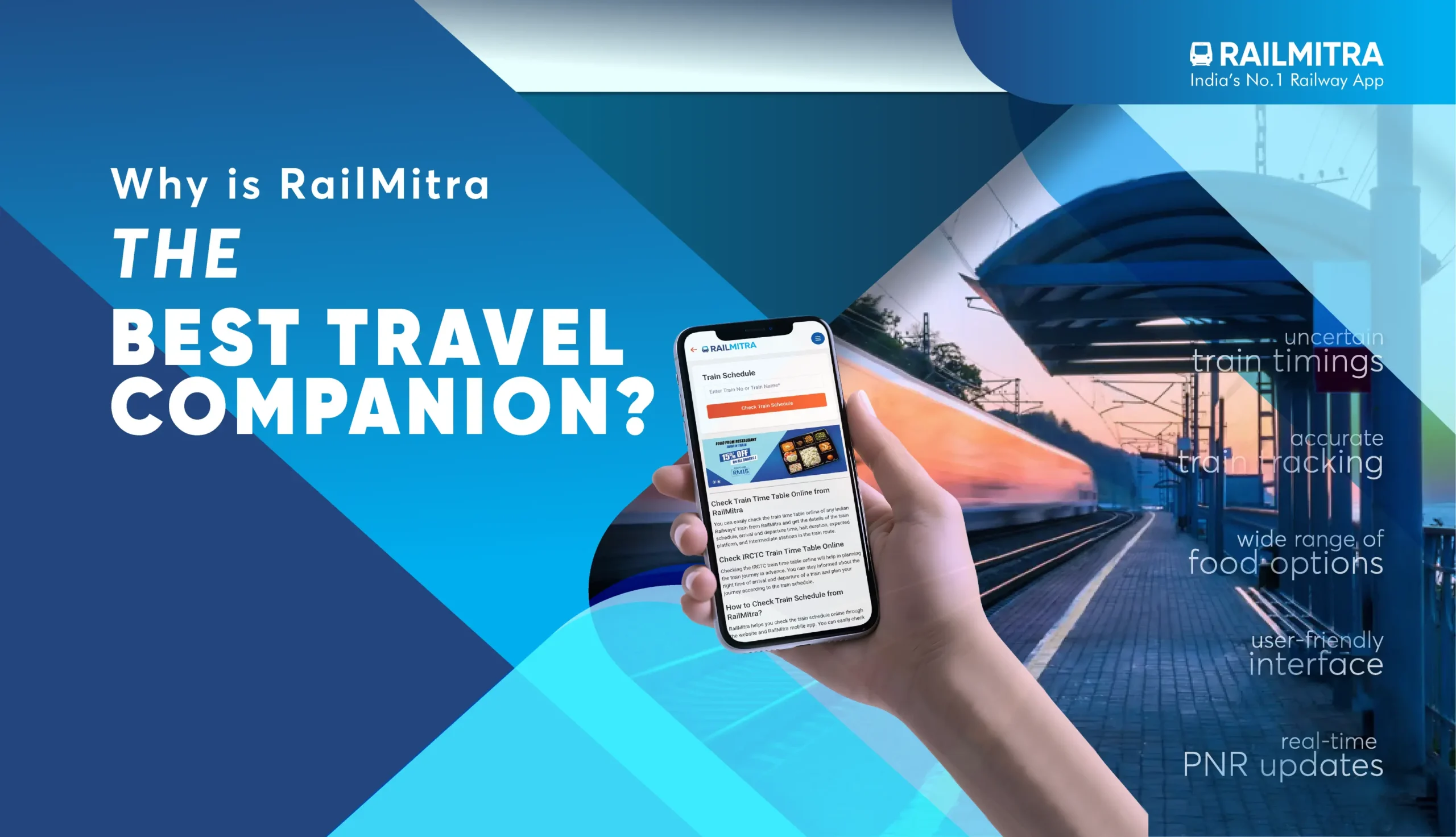 Why is RailMitra the Best Travel Companion RailMitra