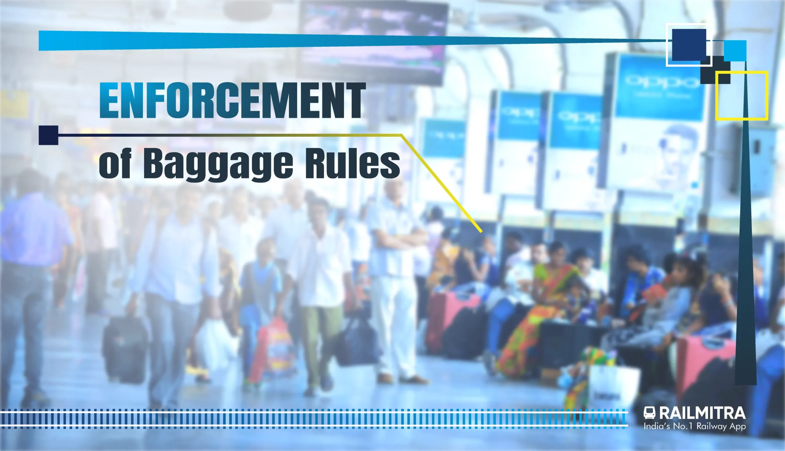 Baggage limits enforced under Indian Railway Rules