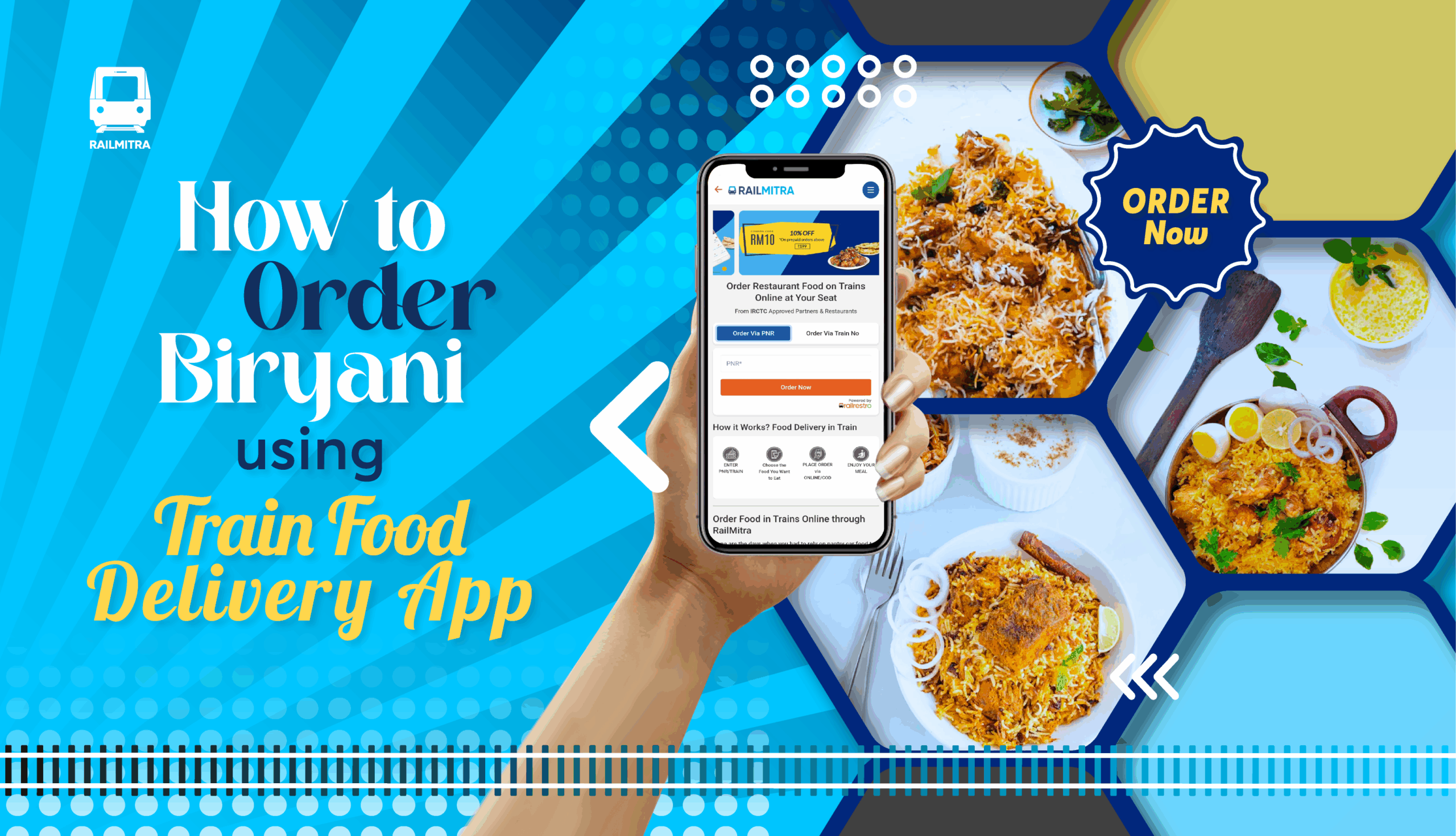 How to Order Biryani Using Train Food Delivery App