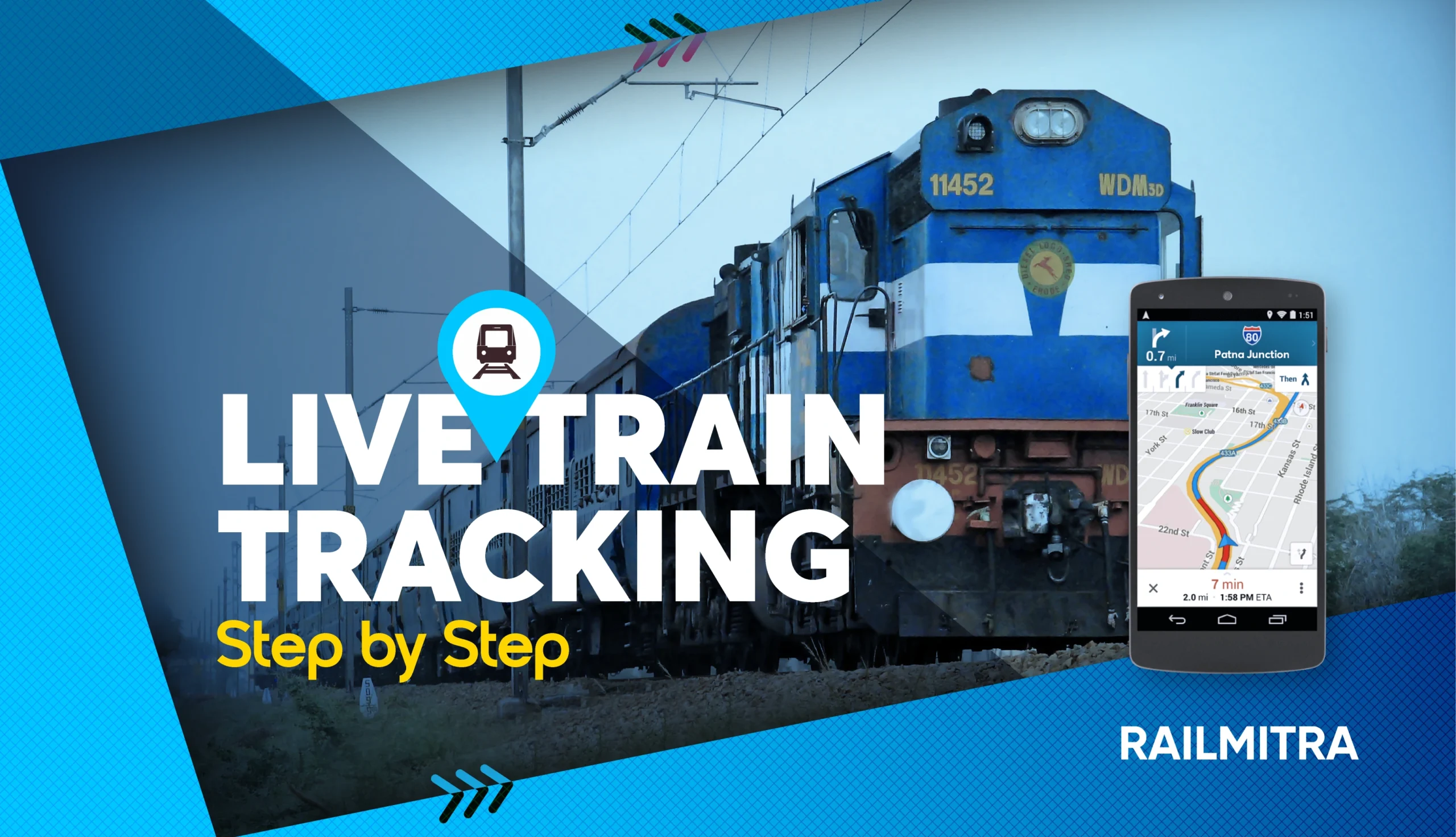 A RailMitra Guide: Step by step pointers to track your train with Google Maps