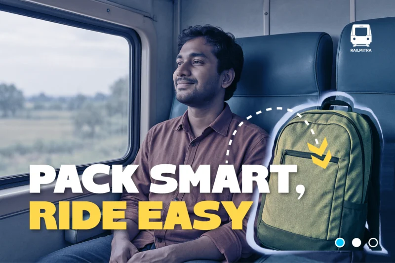 How to Pack Light for Comfortable Travel on Long Train Trips