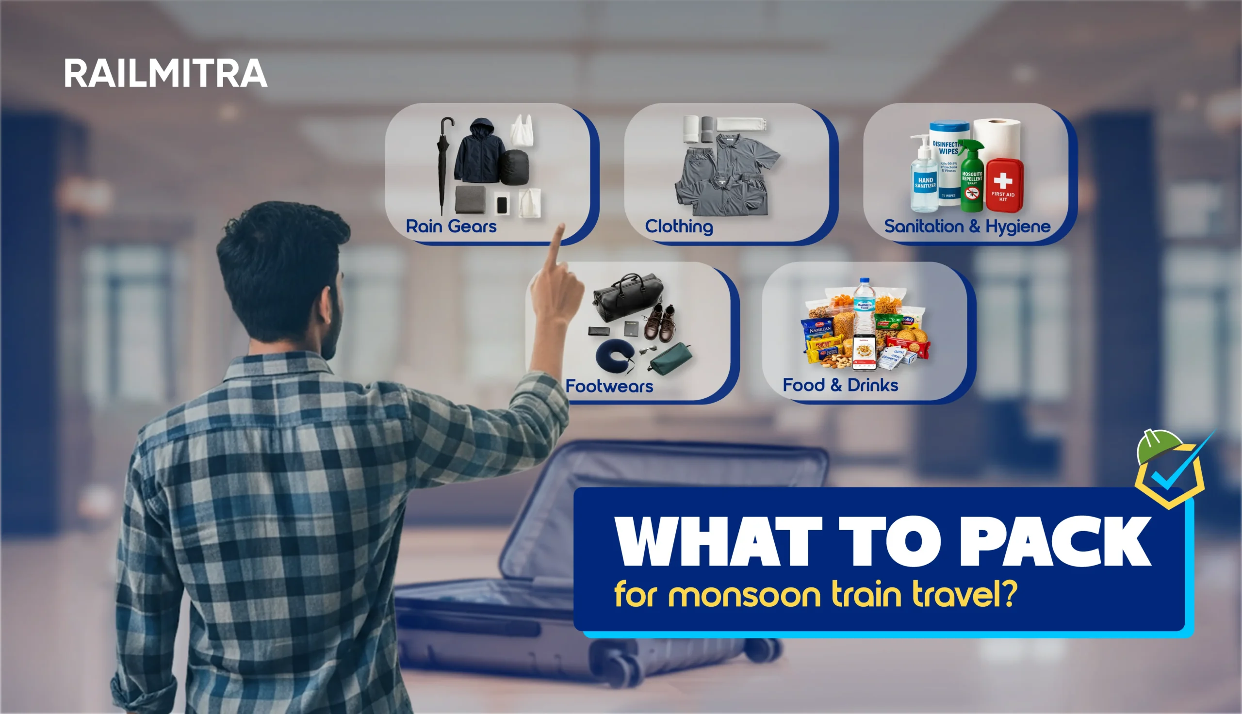 Train travel essential to keep with you this monsoon,