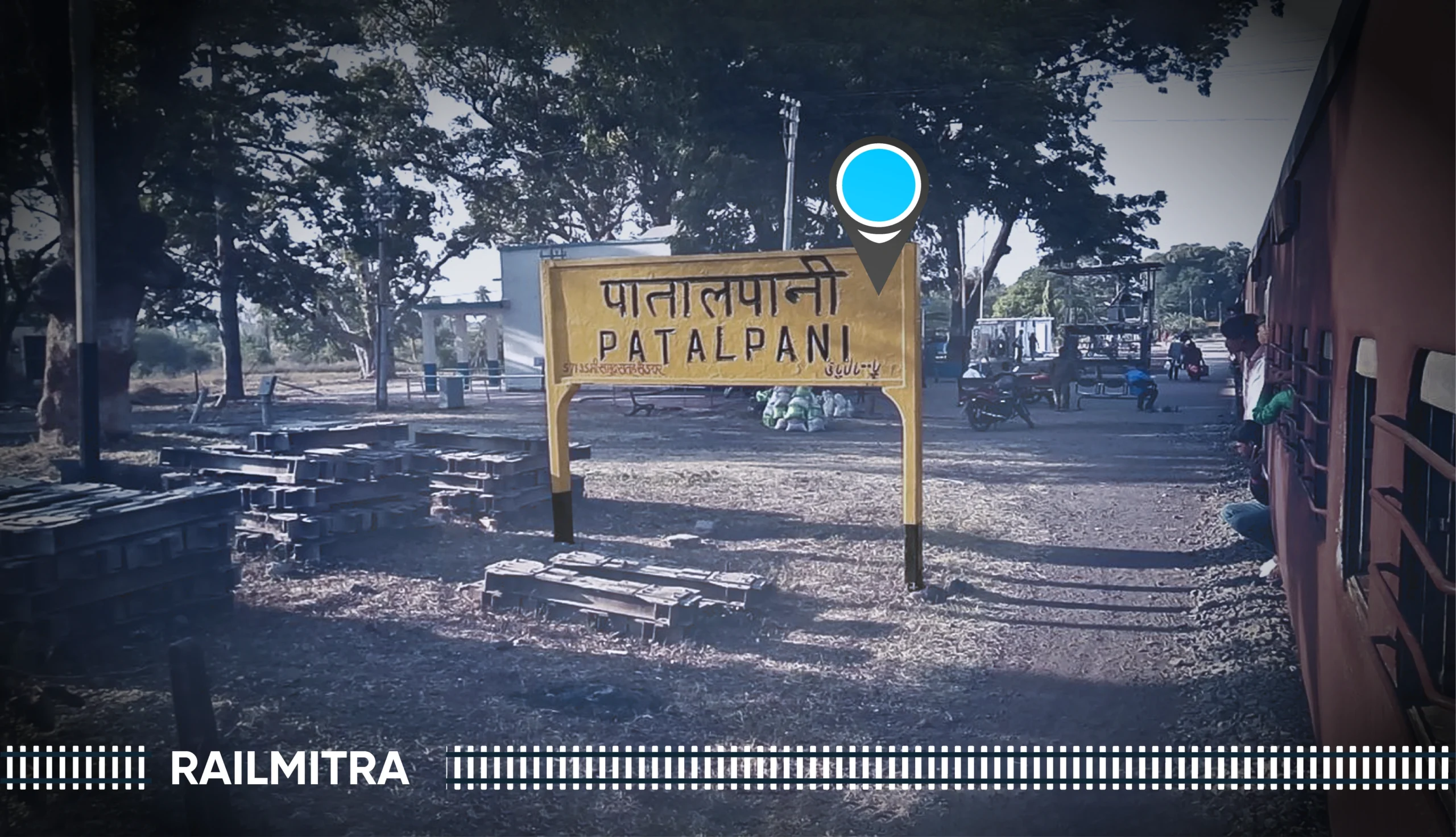 Patalpani Railway Station in Madhya Pradesh, associated with the spirit of freedom fighter Tantya Bhil.