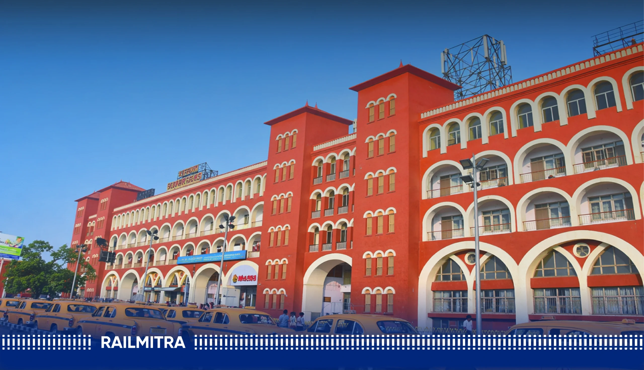 Howrah Junction one of the busiest railway stations in India by passengers