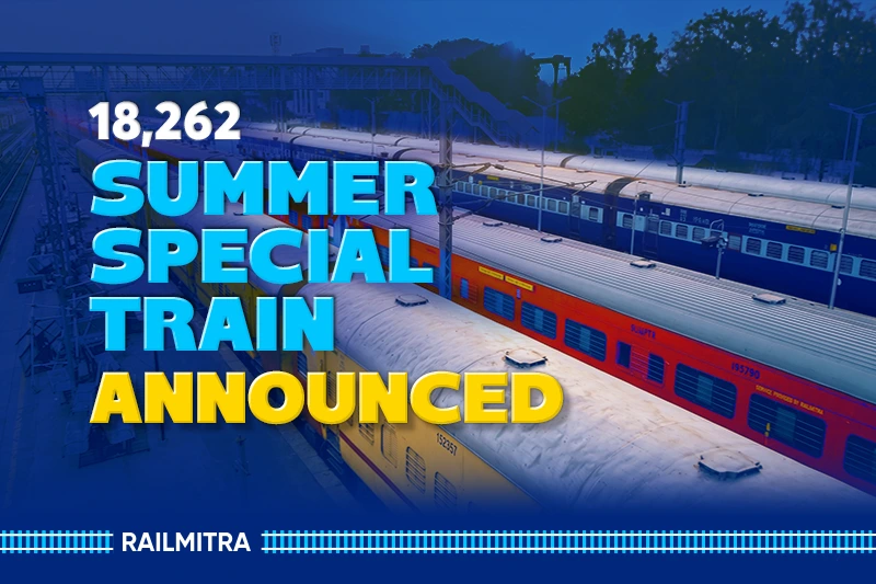 Indian Railways to Operate 18262 Summer Special Train: Check Details