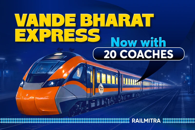 Vande Bharat Express 20 Coach Upgrade: 278 More Seats on Ahmedabad-Mumbai Route