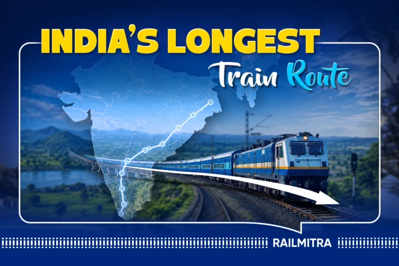 Longest Train Route in India 2026: Distance, Travel Time and Stations