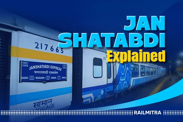 Jan Shatabdi Express: Routes, Timings, Fare and Seat Classes