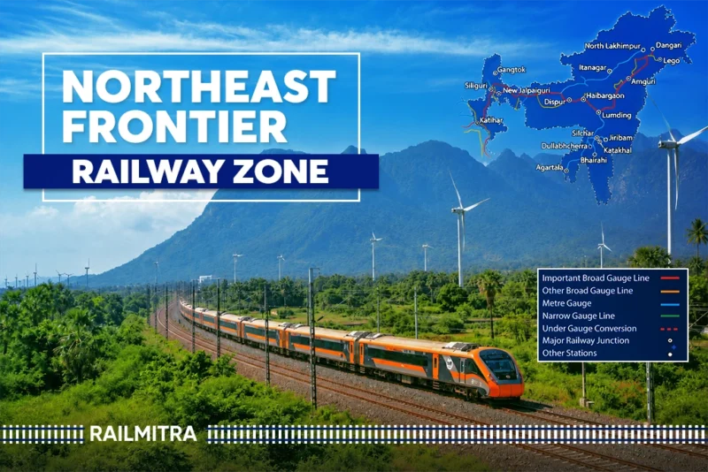 Northeast Frontier Railway Zone: Headquarters, Divisions and Guide
