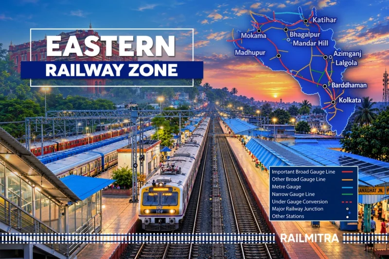Eastern Railway Zone: Headquarters, Divisions, and Key Facts