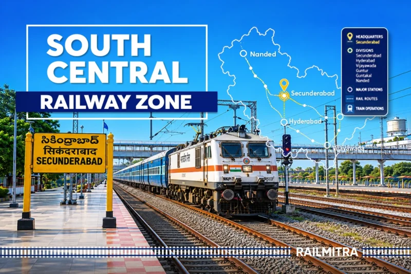 South Central Railway Zone: Headquarters, Divisions, and Routes